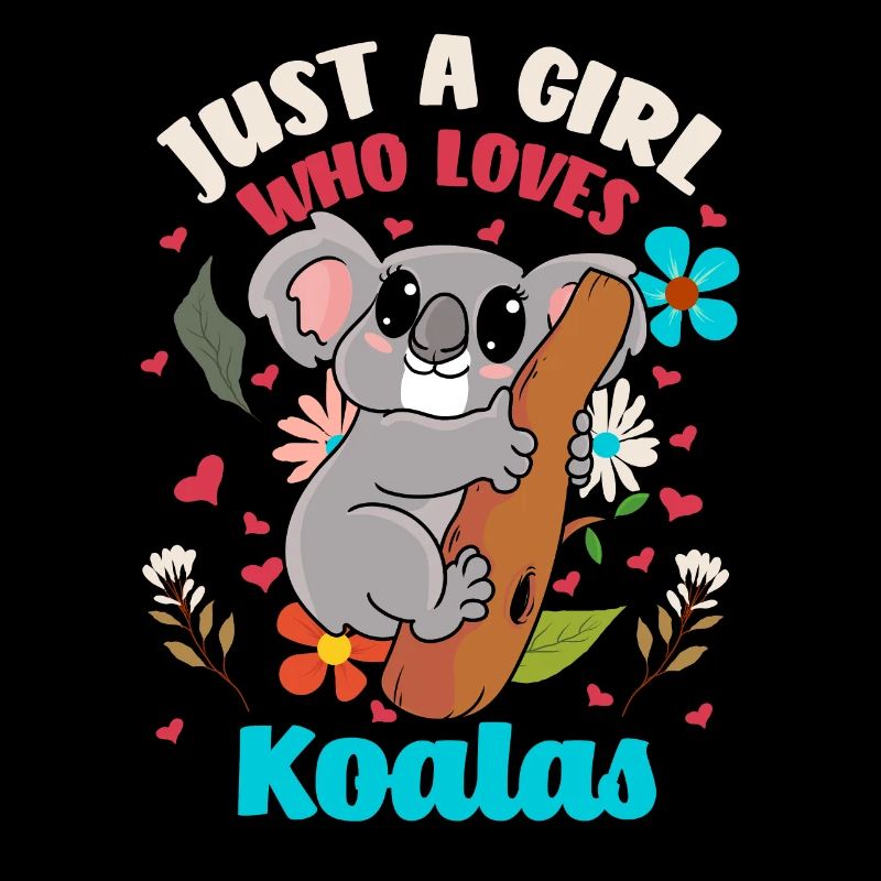 Koala Mädchen Frau Eukalyptus Geschenk Beuteltier