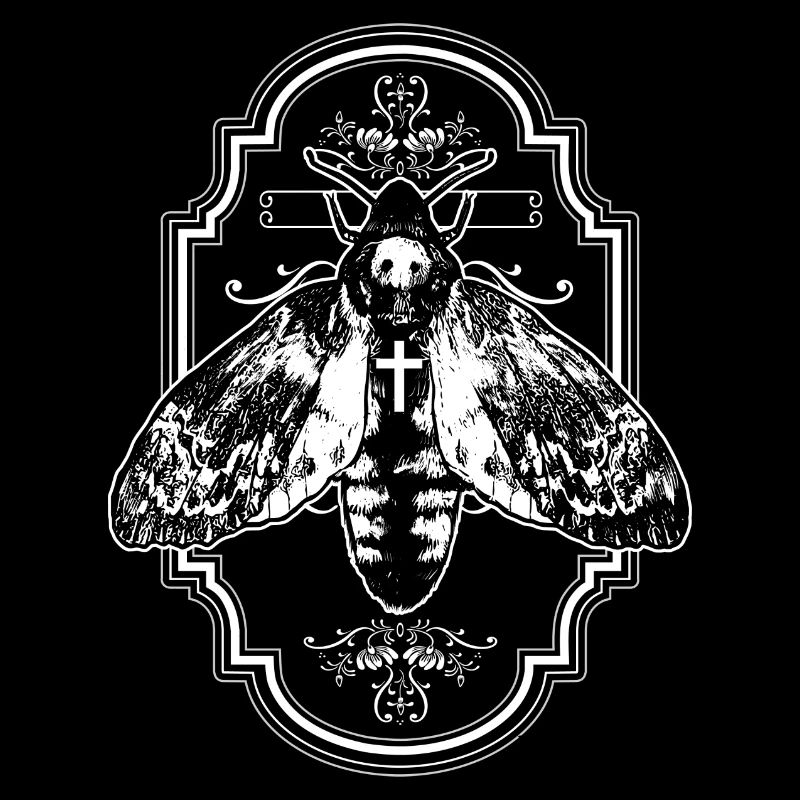 Moth butterfly insect Gothic