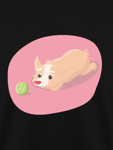 Hund mit Spielball