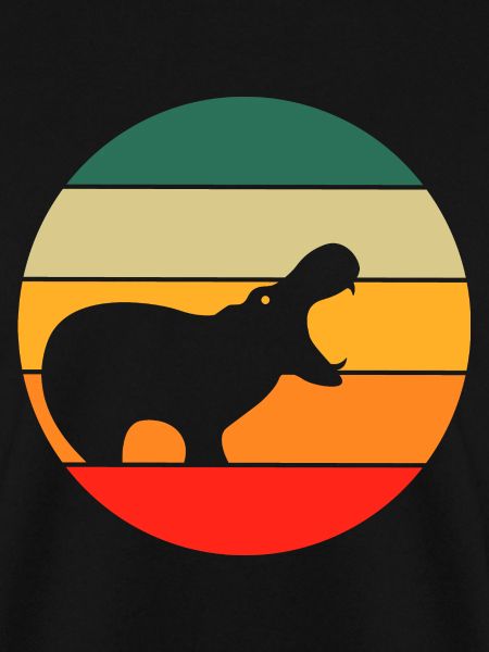 Retro Hippo Nilpferd