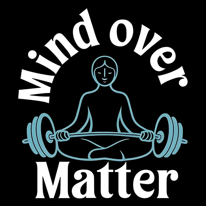 Conception de fitness et de méditation