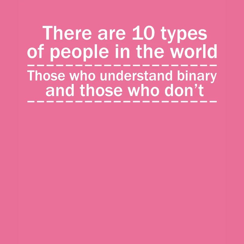 Programmer 10 types binary system