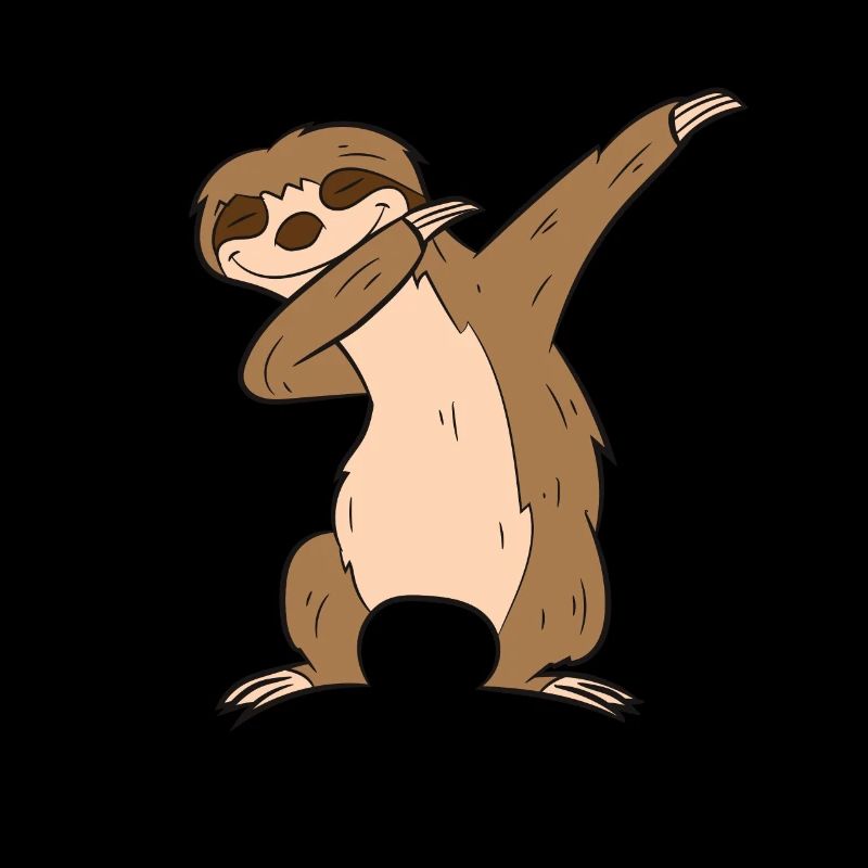 Dabbing Faultier Süßes Dabbendes Faultier