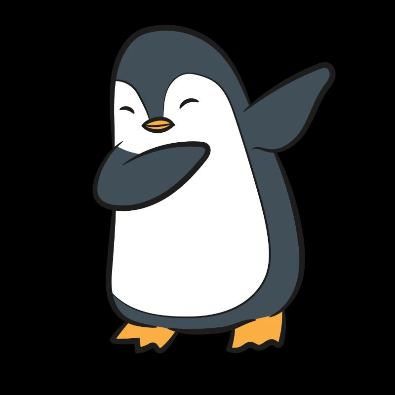 Penguin Dabbing Funny Penguin