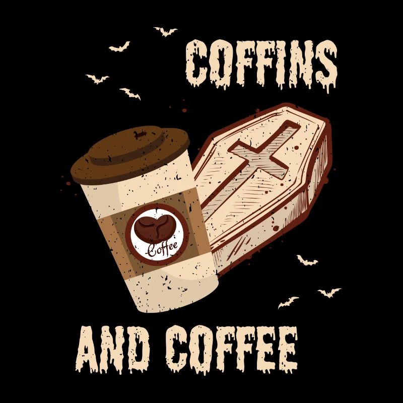 Coffins And Coffee Coffin Halloween Coffee