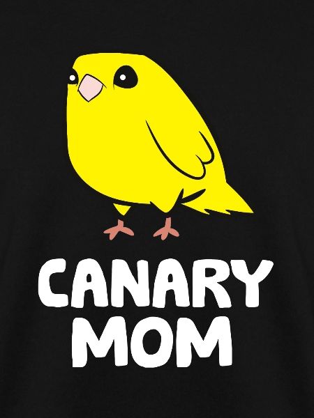 Gelber Kanarienvogel Kanarienmutter