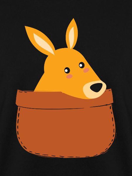 Süßes Känguru Beutel Kängurus