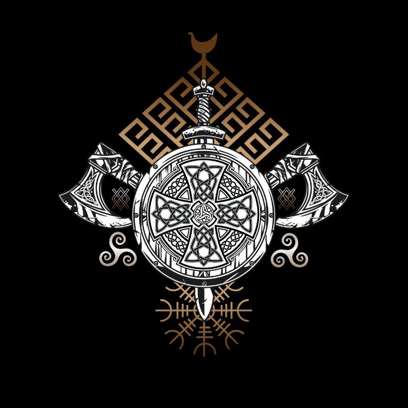Wikingeraxt Baum Mythologie Rune