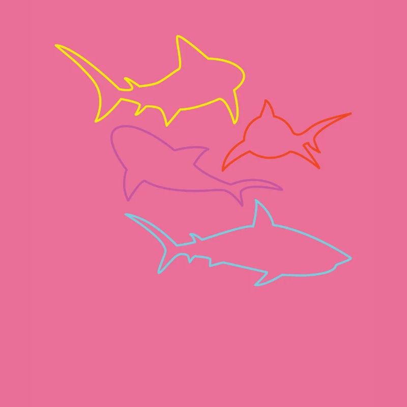 Requin Poisson Requin coloré