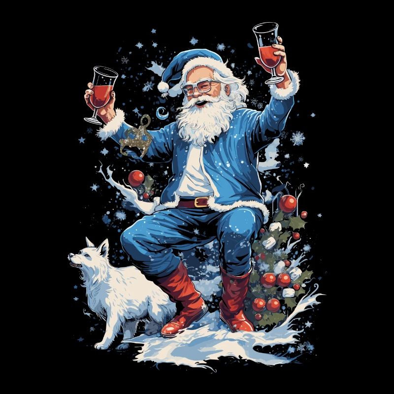 Plaisir de Noël: Père Noël ivre
