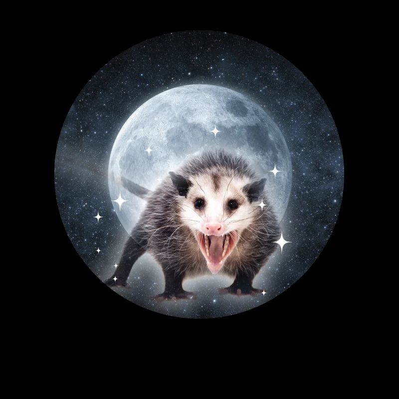 Opossum Mond Kinder Süß