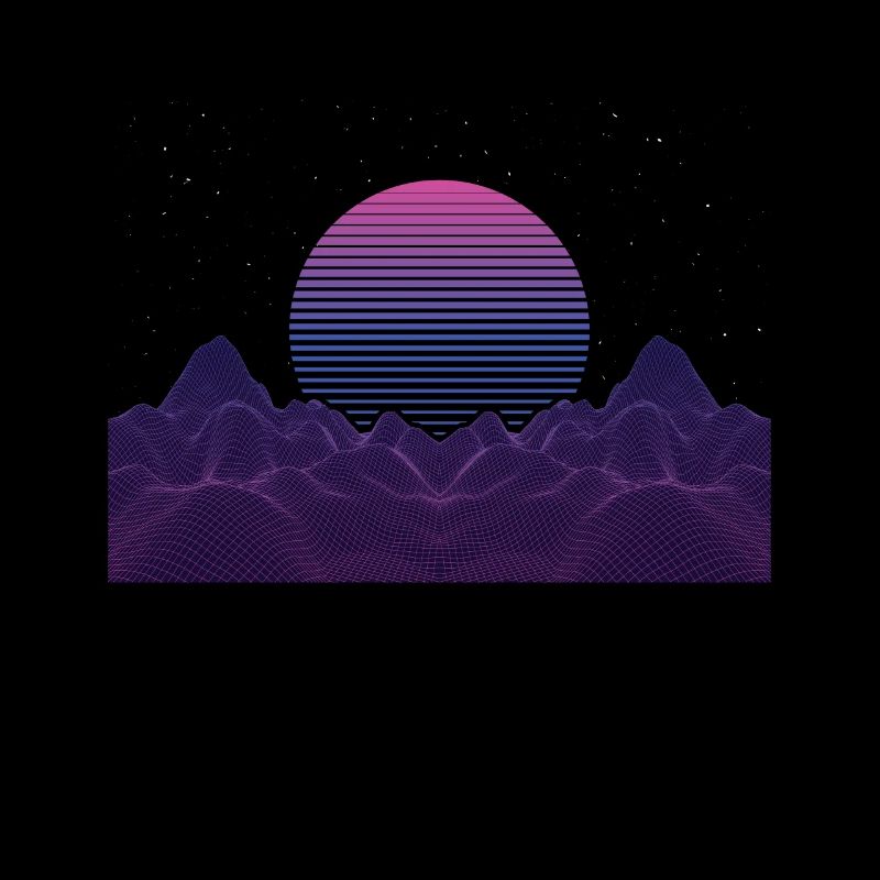 Sunset Synthwave Retro Musik 80er