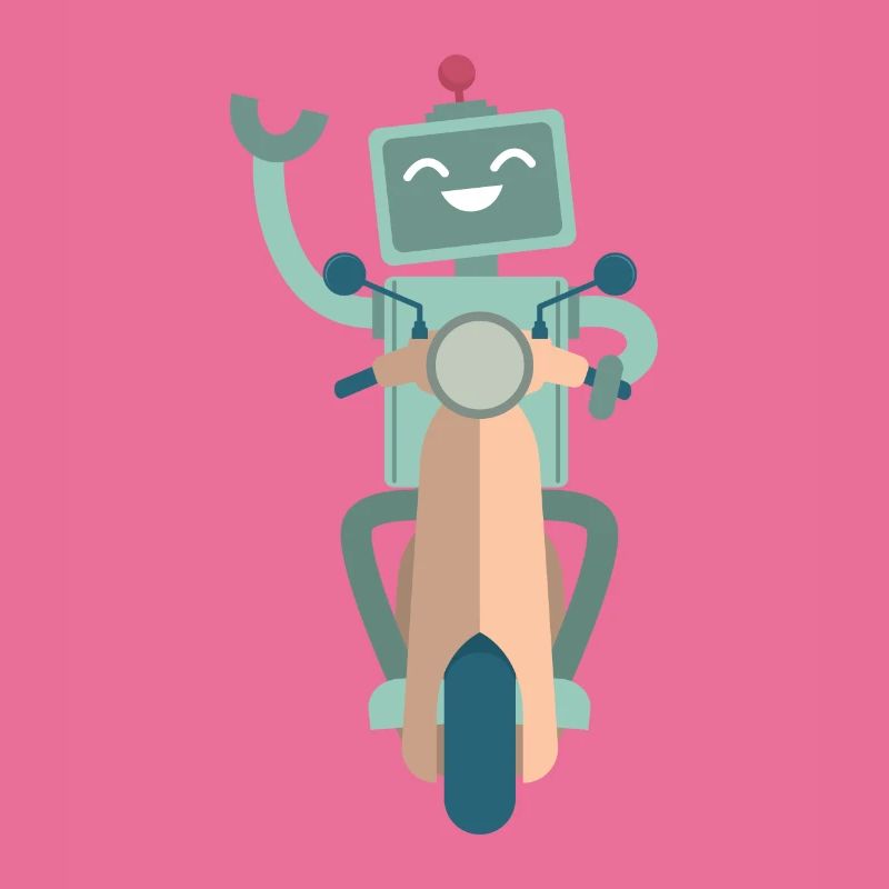 Süßer Roboter Robotik Technik