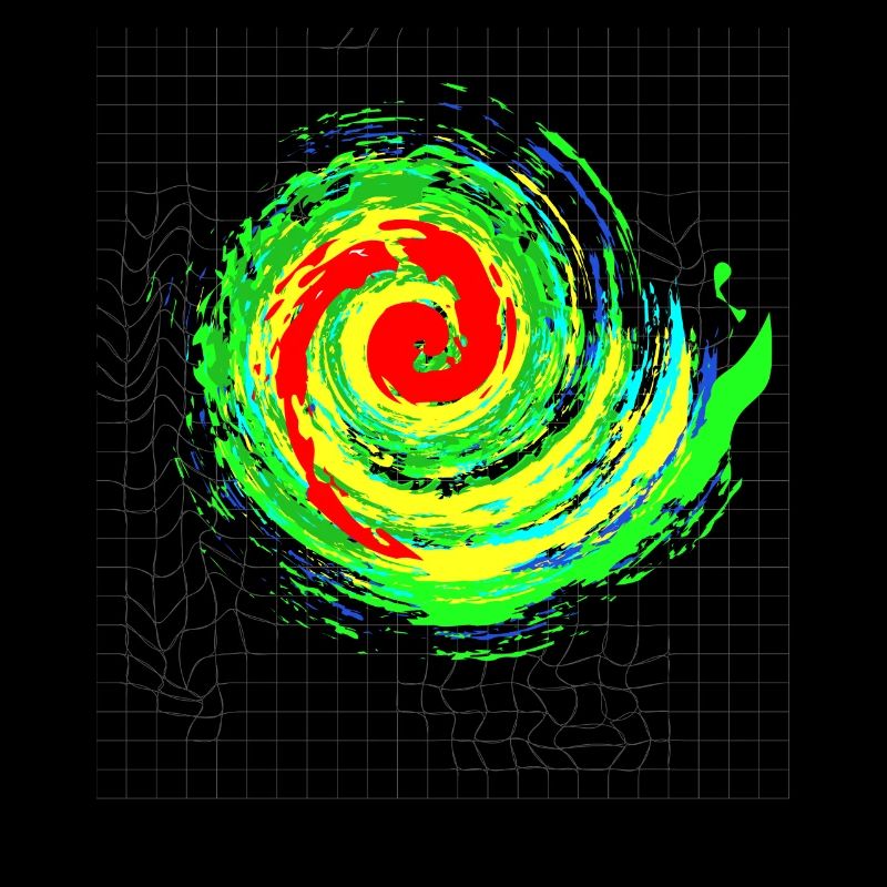 Vortex de tornade de tempête fascinant