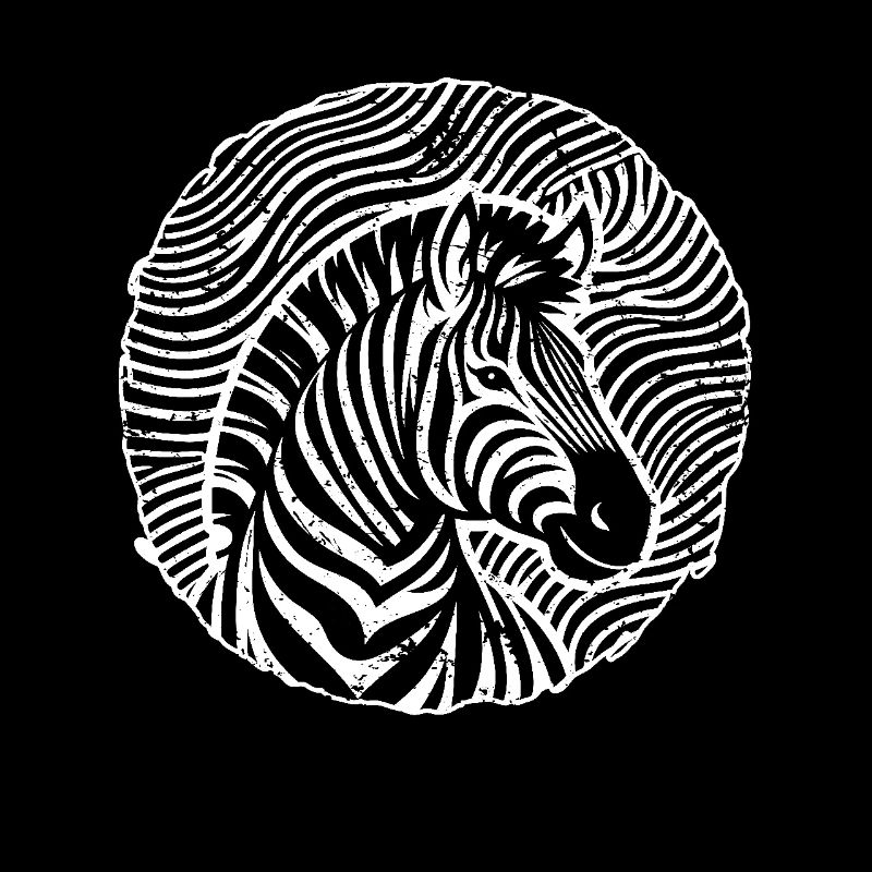 Stylish Zebra Animals Black & White