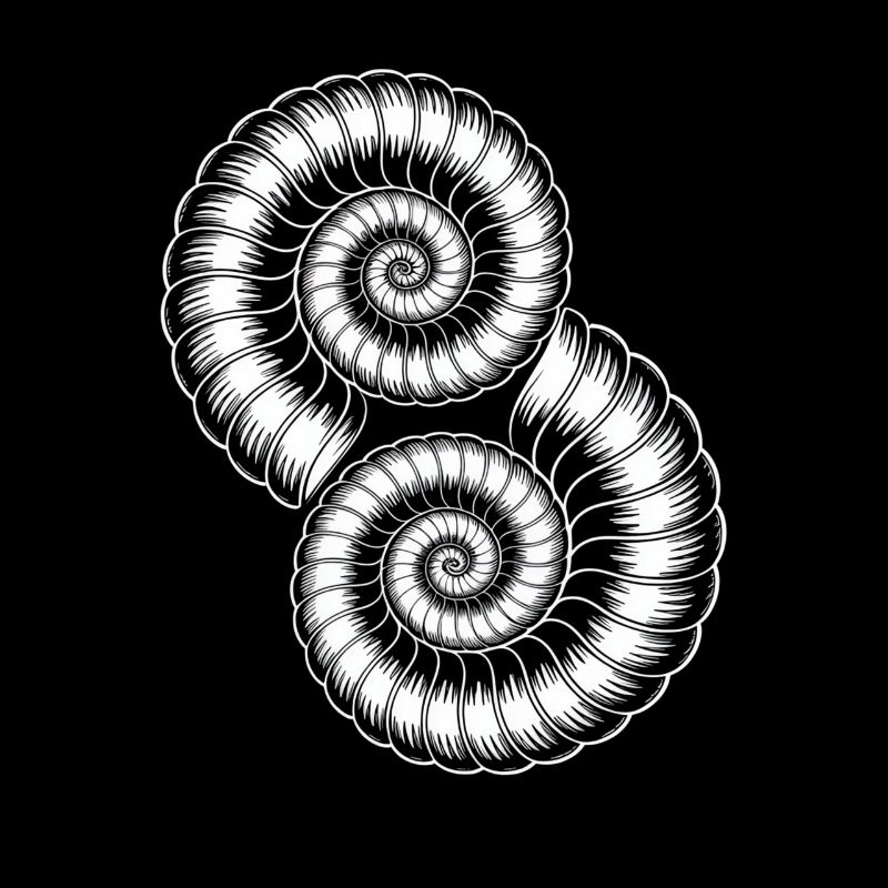 Ammonites Fossils Prehistoric