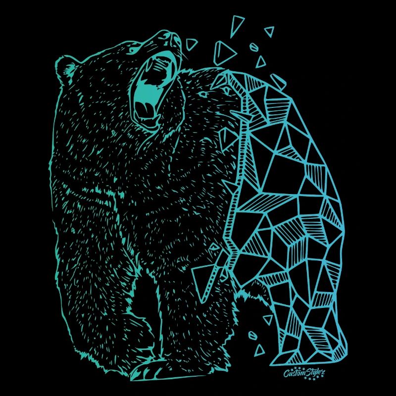 Bär geometrisch - 3D Colormagic Edition