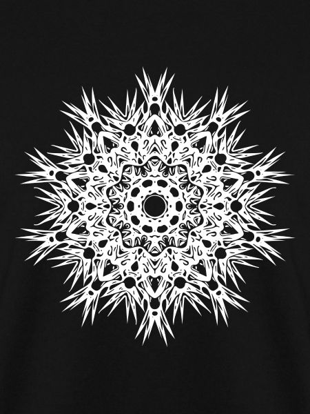 Geometric lines mandala shape