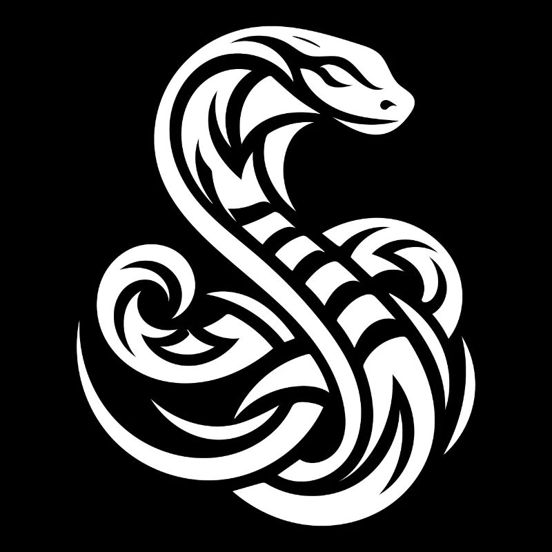 Giftiges Schlangen Tattoo
