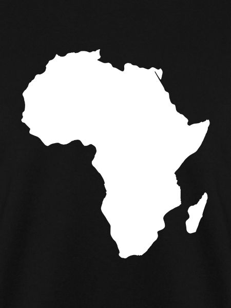Kontinent Afrika Silhouette