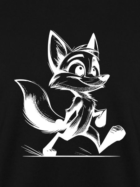 Kleiner Frechdachs Fuchs Zeichnung