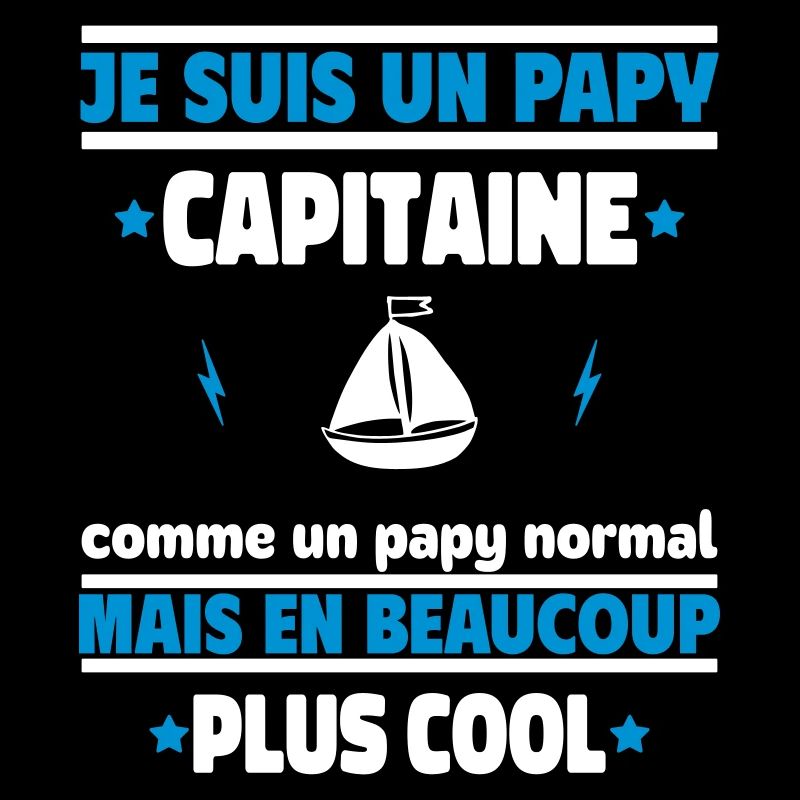 Je suis un papy capitaine plus cool, cadeau noël