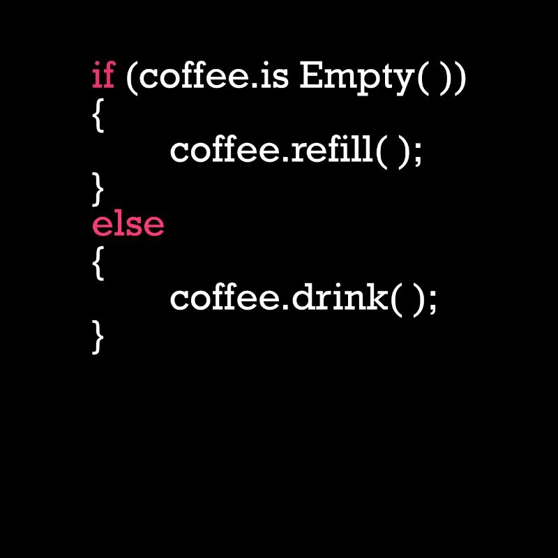 Programme de café remplissage it développeur