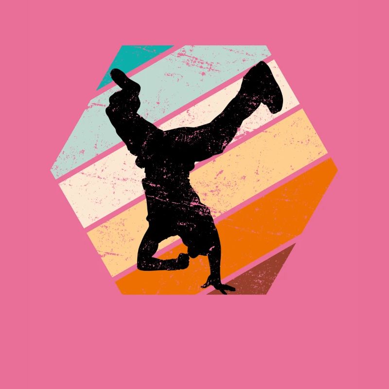 Breakdance Retro Breakdancer B-Boy