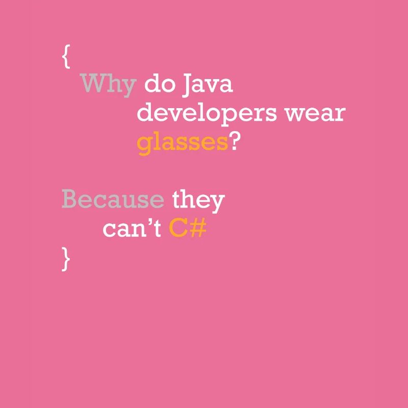 C# Code blague programmeur Hacker C Sharp Coder