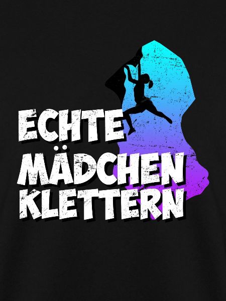 Echte Mädchen Klettern