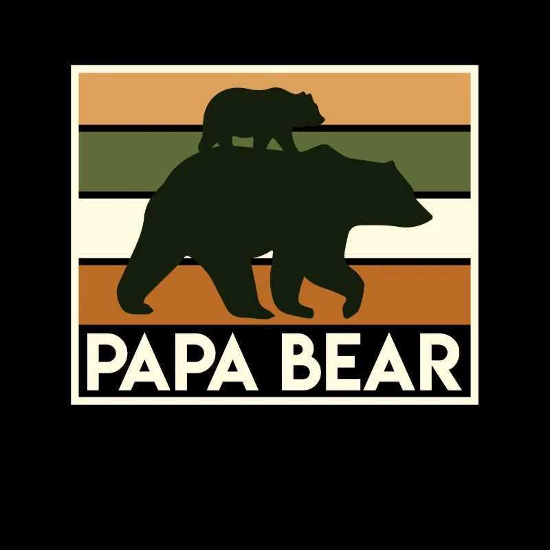 Papa Bear werdender Papa Vatertag