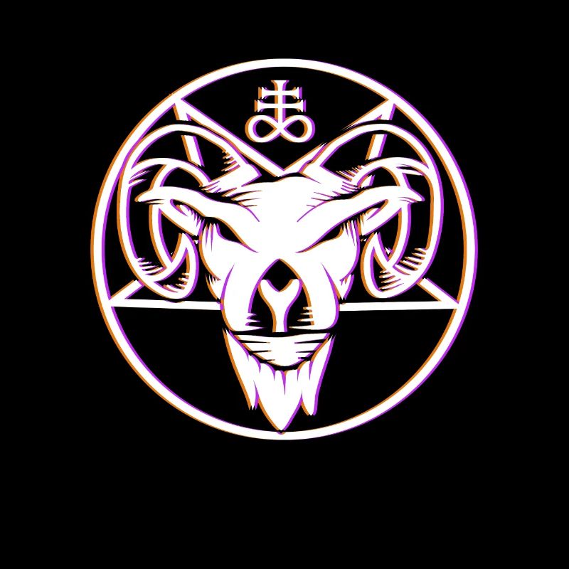 Baphomet Diable Chèvre Satan Symbole Bafomet