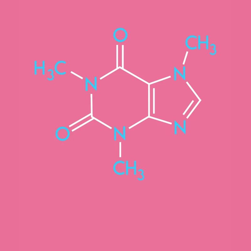 Formule de café Chimie Nerd Formule structurelle