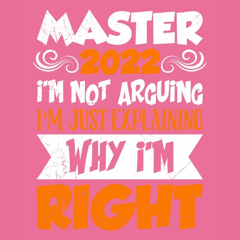 Master 2022 ich diskutiere nicht Master