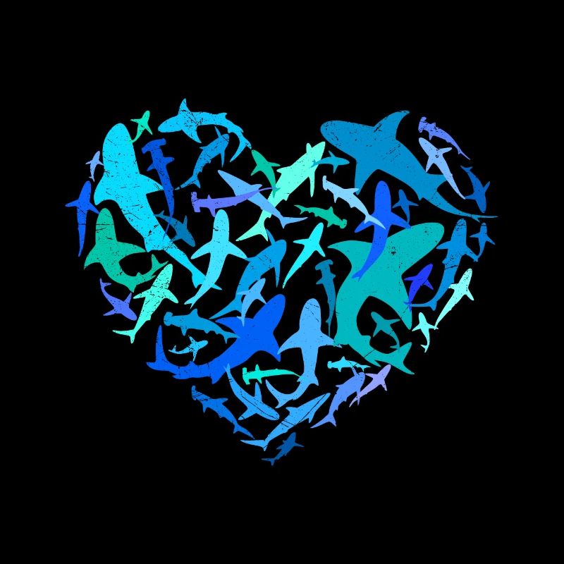 Essaim de requin Shark Diver Shark Heart