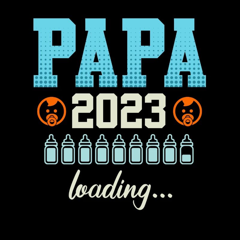 Papa 2023 loading Dad-to-be Father 2023