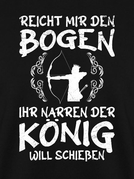 König will Bogenschießen Bogenschütze