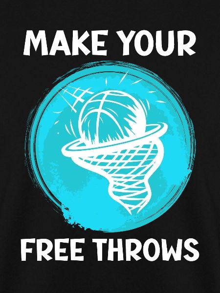 Mach deine Freiwürfe Basketball