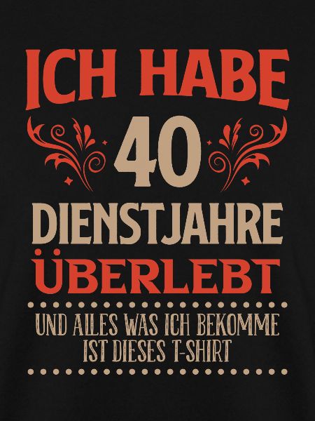 Dienstjubiläum 40 Jahre Firmenjubiläum