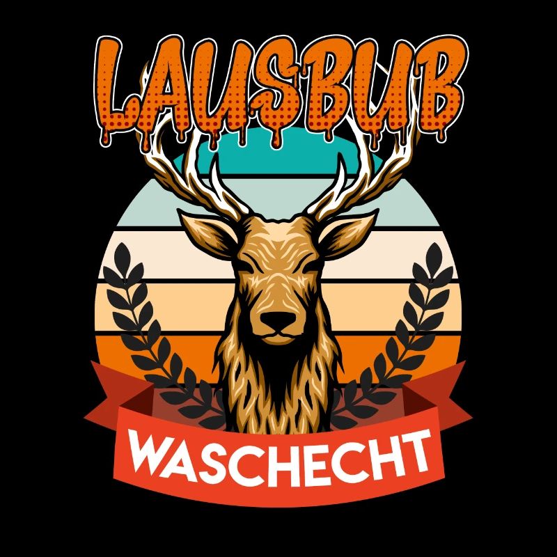 Waschechter Lausbub Bayer Trachtenshirt