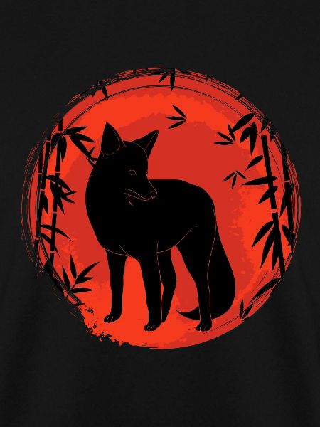 Kitesune japanischer Fuchs Fuchsjagd