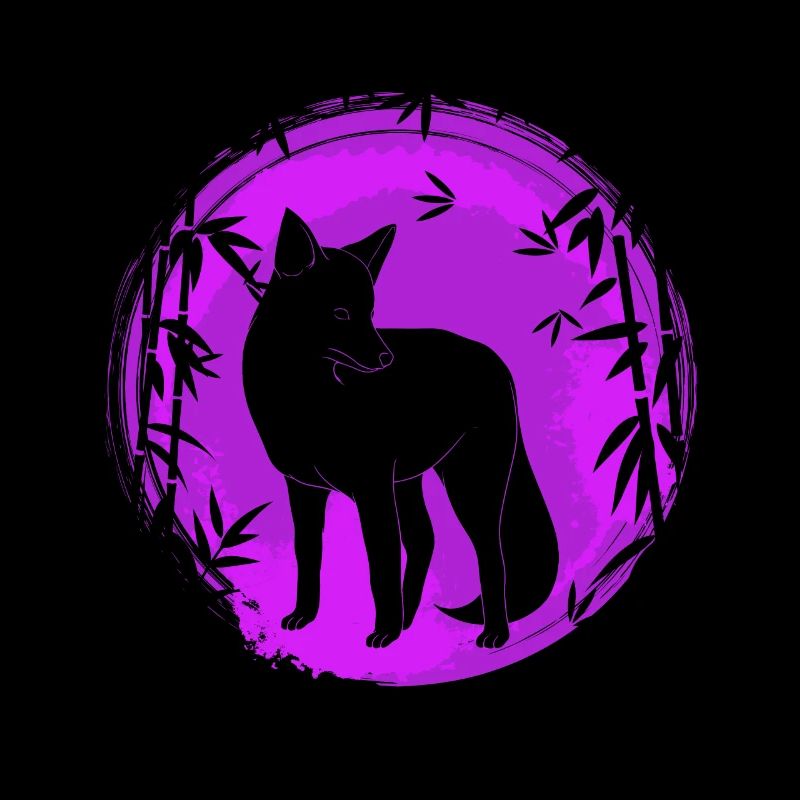 Kitesune Japanese fox fox hunting