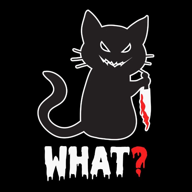 Chat tueur Halloween