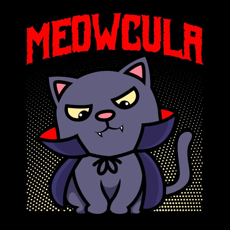 Dracula Halloween Katze