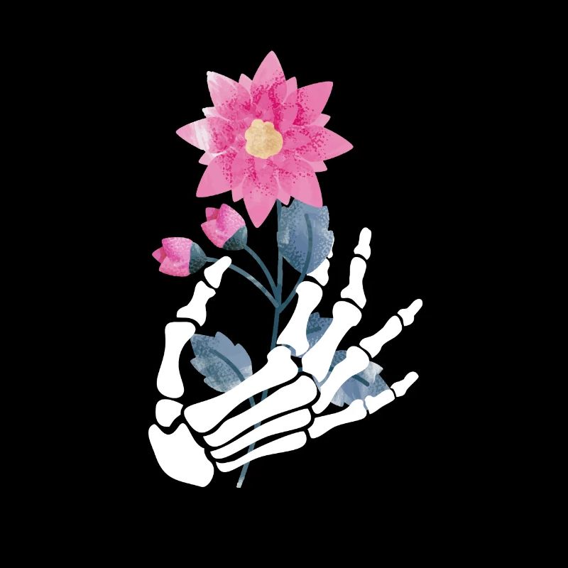 Blumen Deko Skelett Halloween