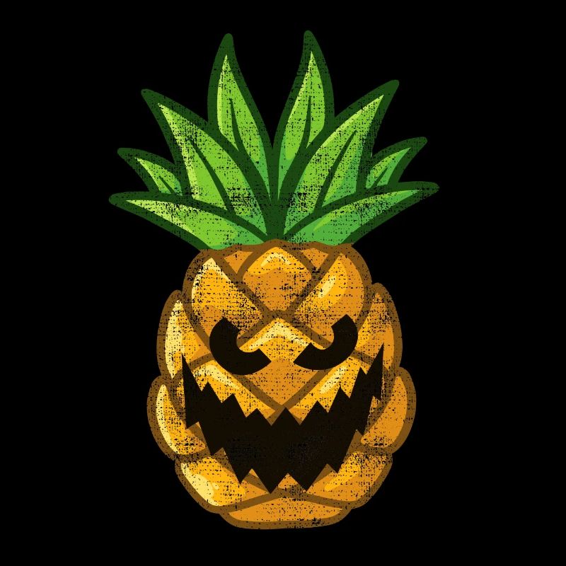 Ananas citrouille effrayante Halloween