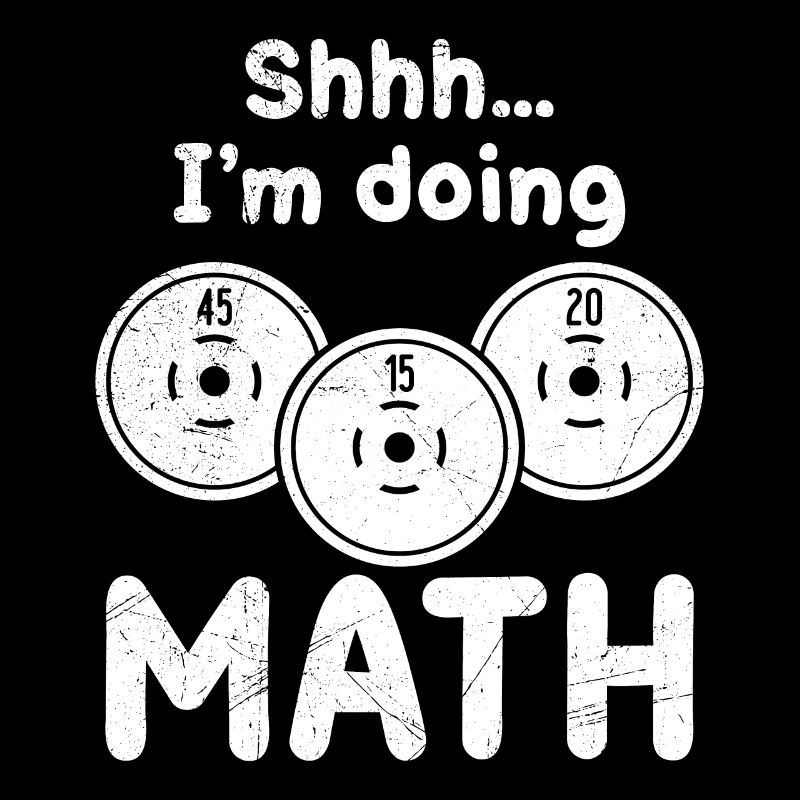Shh. I do math bodybuilder weight training