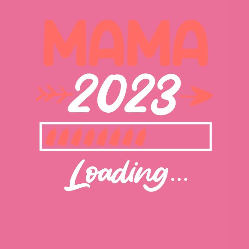 Mama 2023 schwanger mit Mädchen Mama