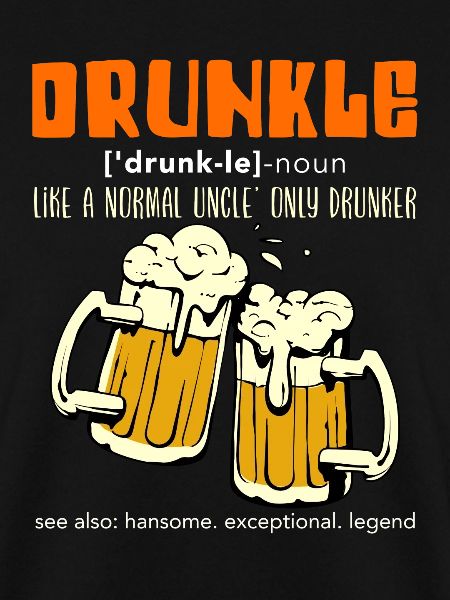 Beer Drinker Uncle Druncle