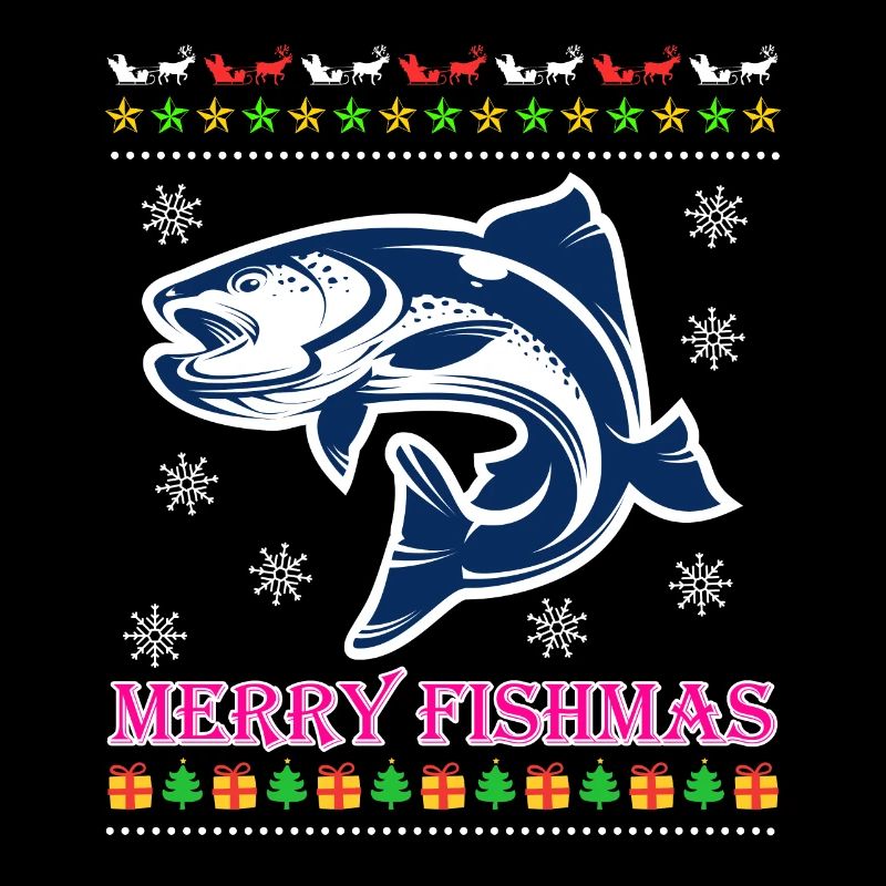 Ange Noël Joyeux Poissonnier Pêcheur